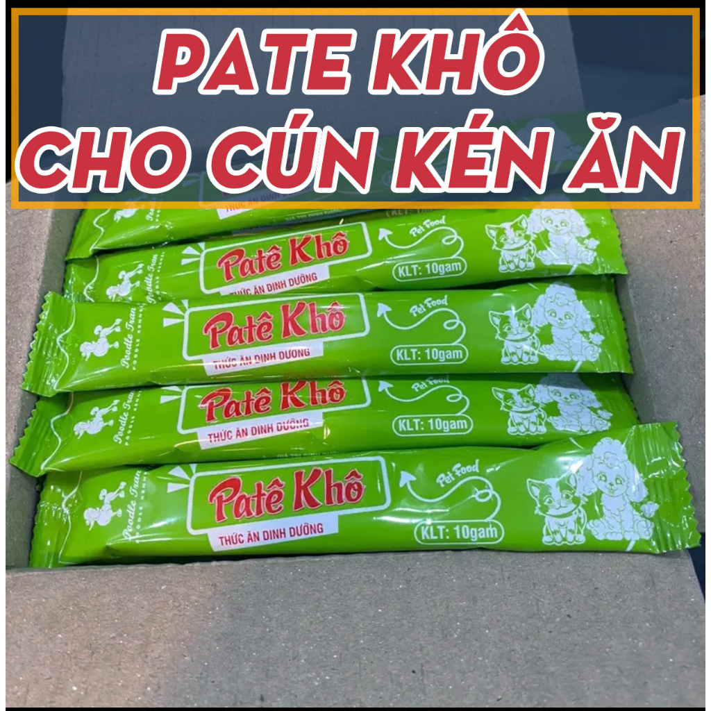 PATE khô kén ăn cho chó mèo, bổ sung dinh dưỡng, dễ tiêu hóa