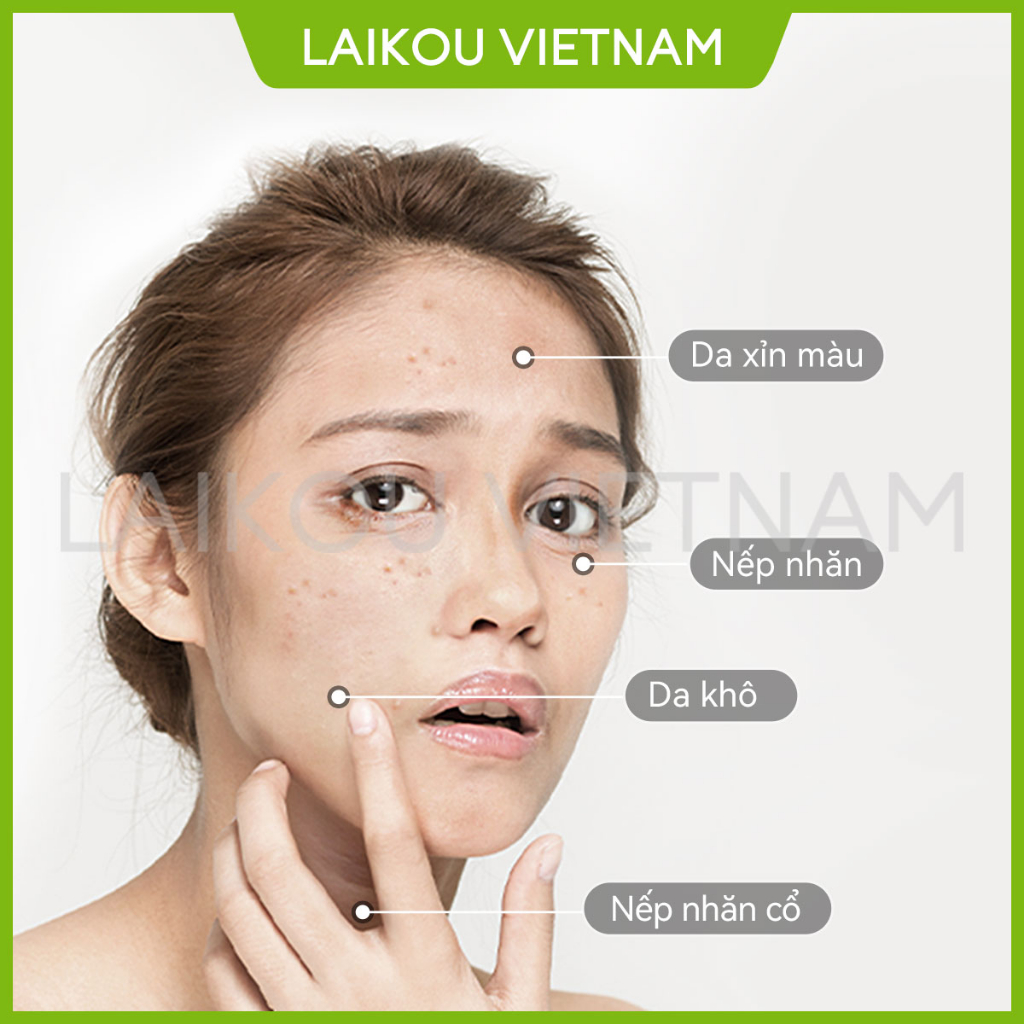 Mặt nạ ngủ trà xanh/ hoa anh đào giúp cấp ẩm và làm sáng da 3g*15pcs