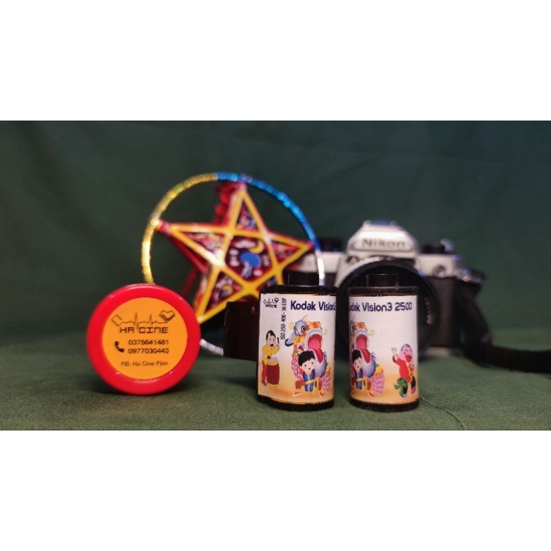 Film kodak vision 3 250D  - iso 250 - 36 kiểu - chụp được máy PnS