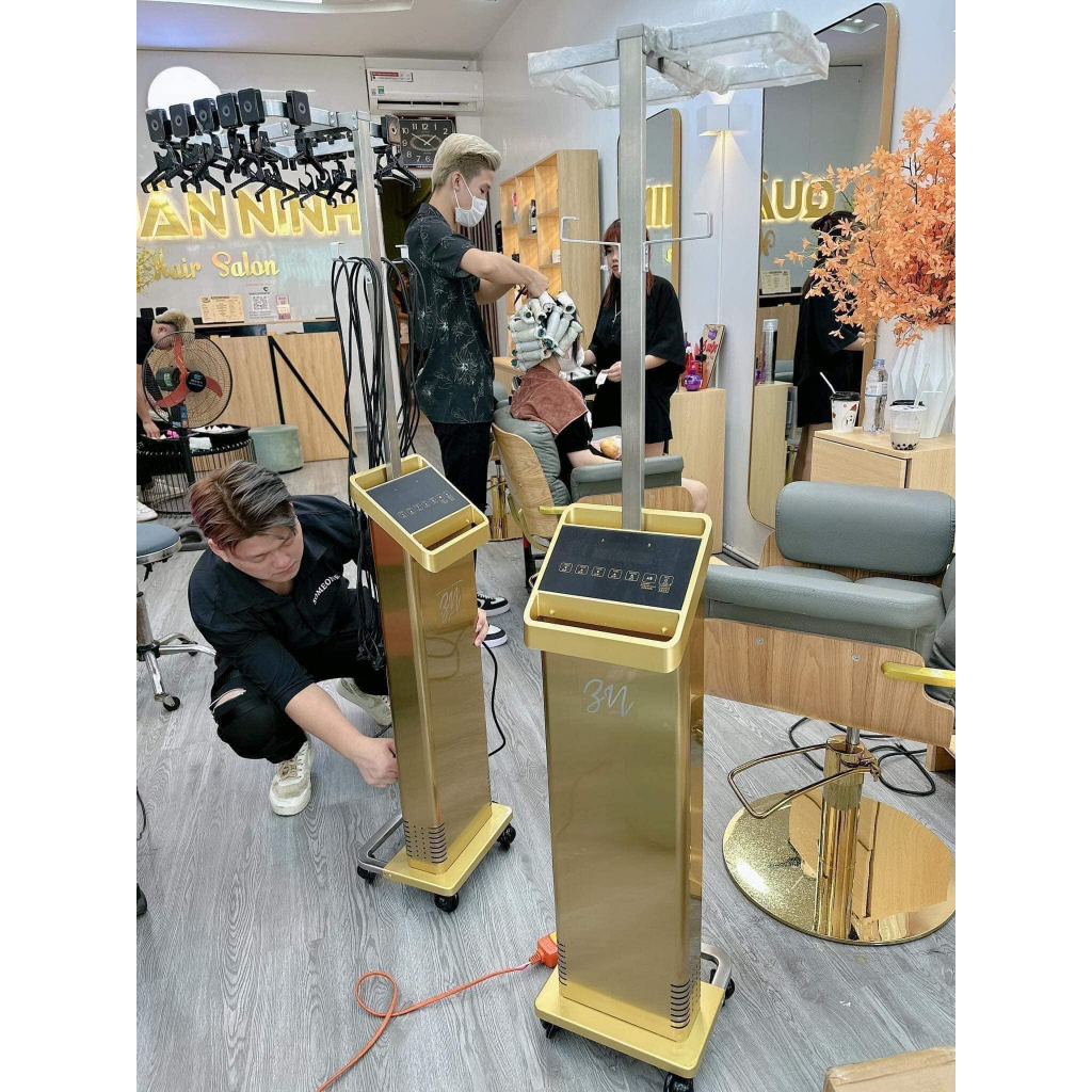 MÁY UỐN TÓC 24V- Tặng Kèm 40 Trục Size Theo Yêu Cầu