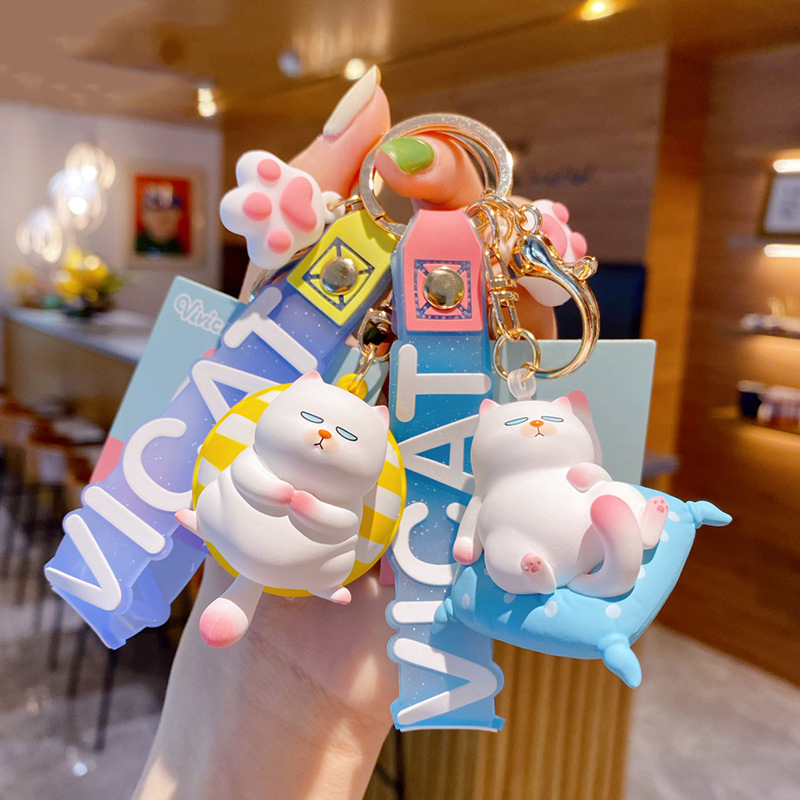 Móc Khóa Mèo VIVICAT Ngộ Nghĩnh Dễ Thương - Hàng Chính Hãng Baimao