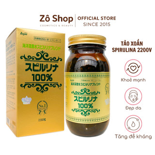 Tảo xoắn Spirulina 2200 viên tăng cường đề kháng, đẹp da, bổ sung dinh dưỡng