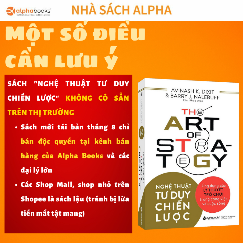 Lẻ/Combo Sách Hay Nên Đọc: Nghệ Thuật Tư Duy Chiến Lược (The Art Of Strategy) + Dám Nghĩ Lại  (Think Again) Tái Bản Mới | BigBuy360 - bigbuy360.vn