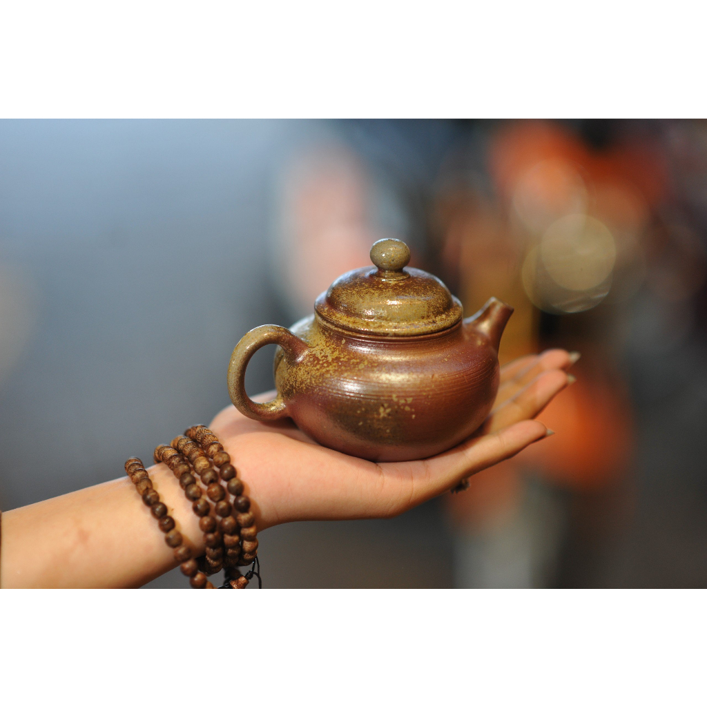 Ấm hồng sa nung củi Bách Gia An thủ công 250ml của thương hiệu Phước Quý