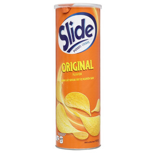 Khoai Tây Chiên Slide Kinh Đô Vị Tự Nhiên - Lon 150g