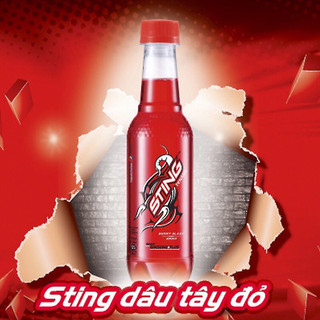 Lốc 6 chai Sting dâu tây đỏ