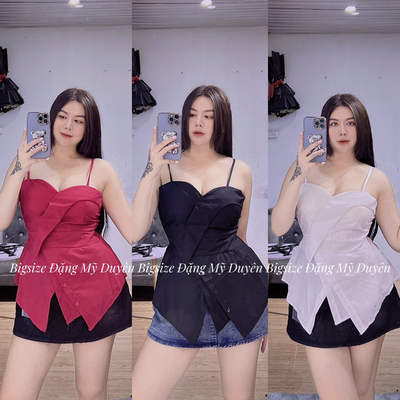 ÁO QUÂY CÚP NGỰC [BIGSIZE ĐẶNG MỸ DUYÊN 55-90KG]ẢNH CHỤP THẬT