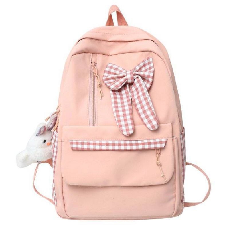 Balo Ulzzang Thắt Nơ Đáng Yêu, Balo Đi Học Du lịch 2023