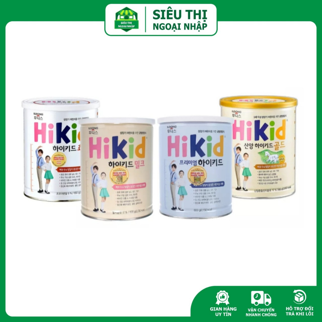 Cty Phương Linh - Sữa Hikid Dê, vani, socola, tách béo