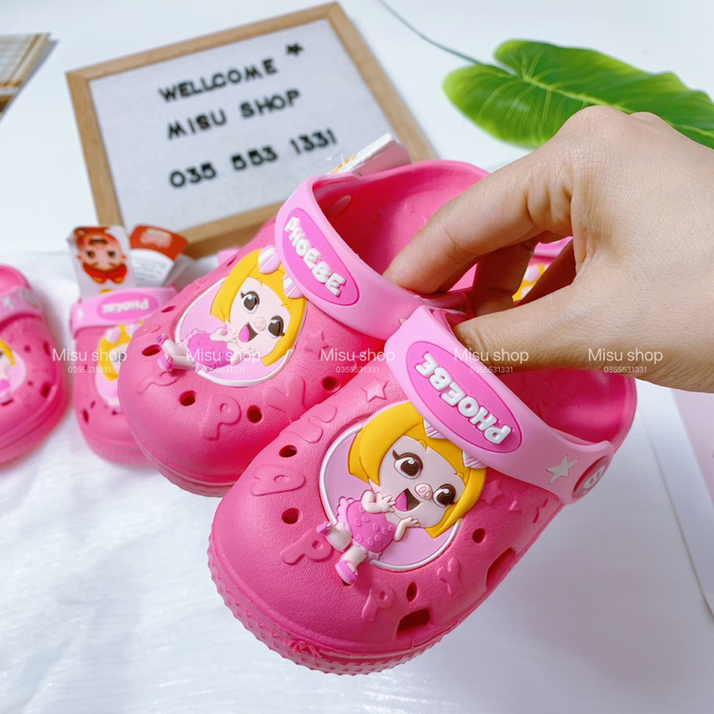 Dép sục Cross bé gái siêu nhẹ cao cấp