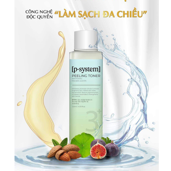 Nước Tẩy Tế Bào Chết, Dưỡng Da Peeling Toner - P-system Damode
