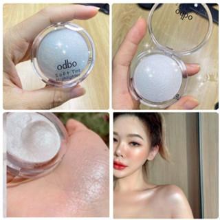  Phấn Bắt Sáng Có Nhũ Mini Màu Trắng Odbo Soft Tint Highlighter 