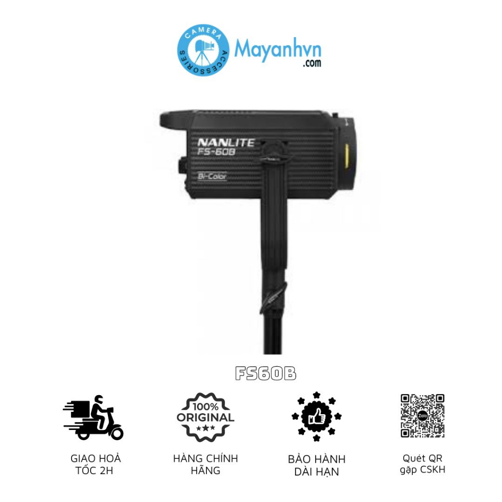 Đèn LED Nanlite FS-60B - Hàng Chính Hãng