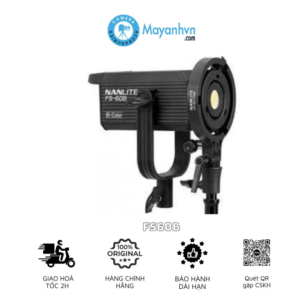 Đèn LED Nanlite FS-60B - Hàng Chính Hãng