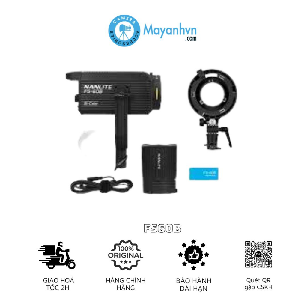 Đèn LED Nanlite FS-60B - Hàng Chính Hãng