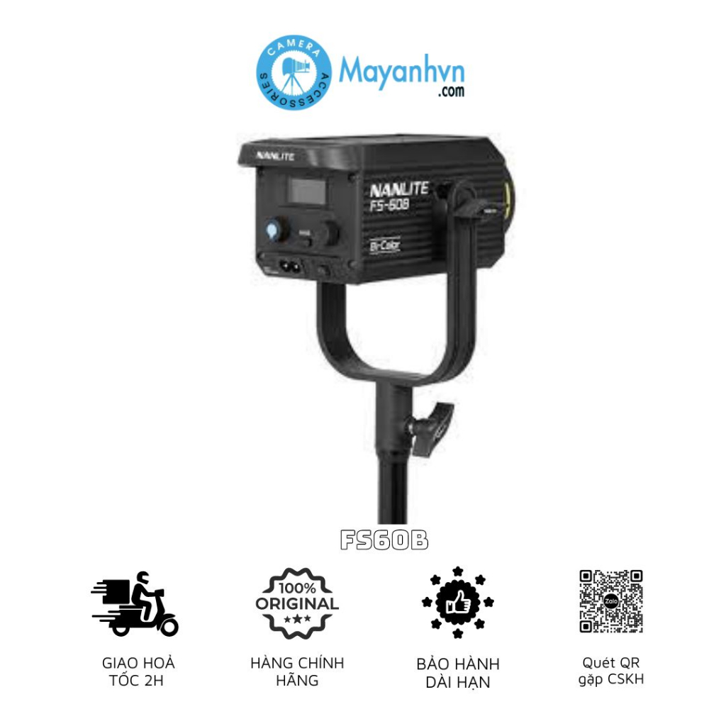 Đèn LED Nanlite FS-60B - Hàng Chính Hãng