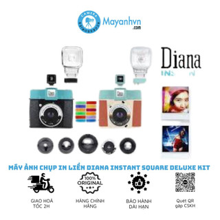 Máy Ảnh Chụp In Liền Diana Instant Square Deluxe Kit