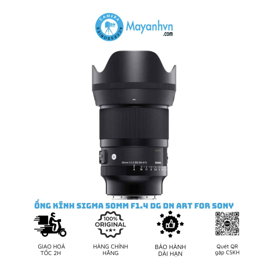 Ống Kính Sigma 50mm f1.4 DG DN Art | Hàng Chính Hãng