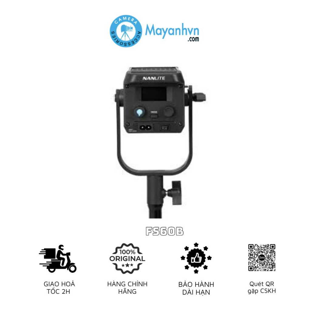 Đèn LED Nanlite FS-60B - Hàng Chính Hãng
