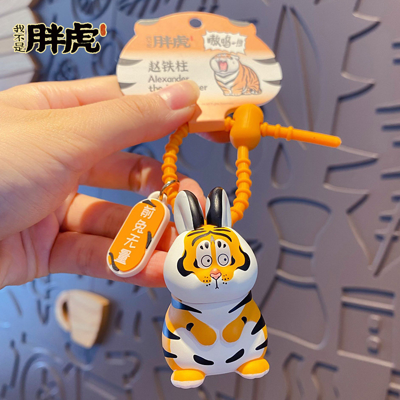 Móc Khóa Chú Hổ Béo Biểu Cảm Ngộ Nghĩnh Đáng Yêu Chuẩn Hot Trend Tik Tok