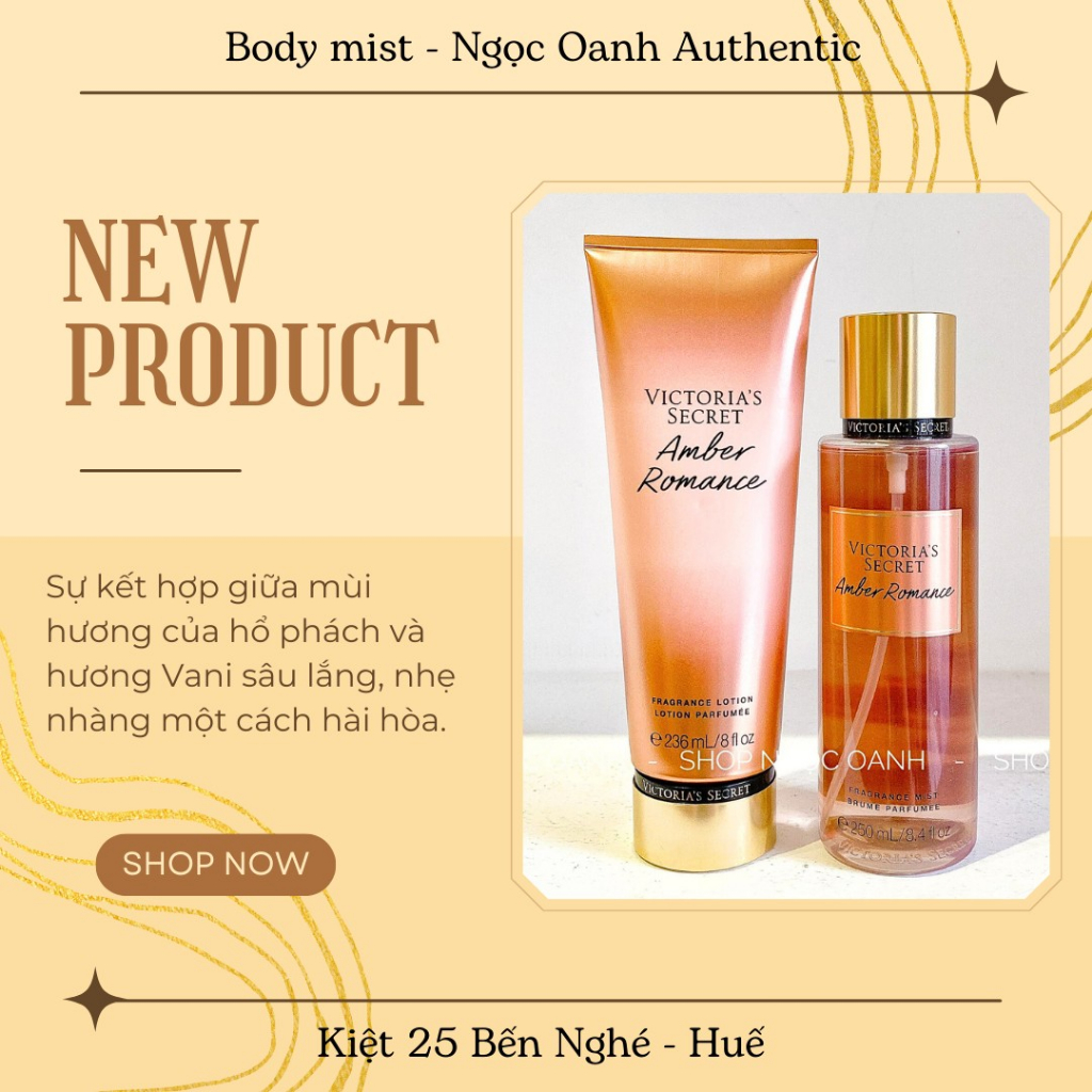 Xịt thơm body mist Victoria's Secret auth xịn
