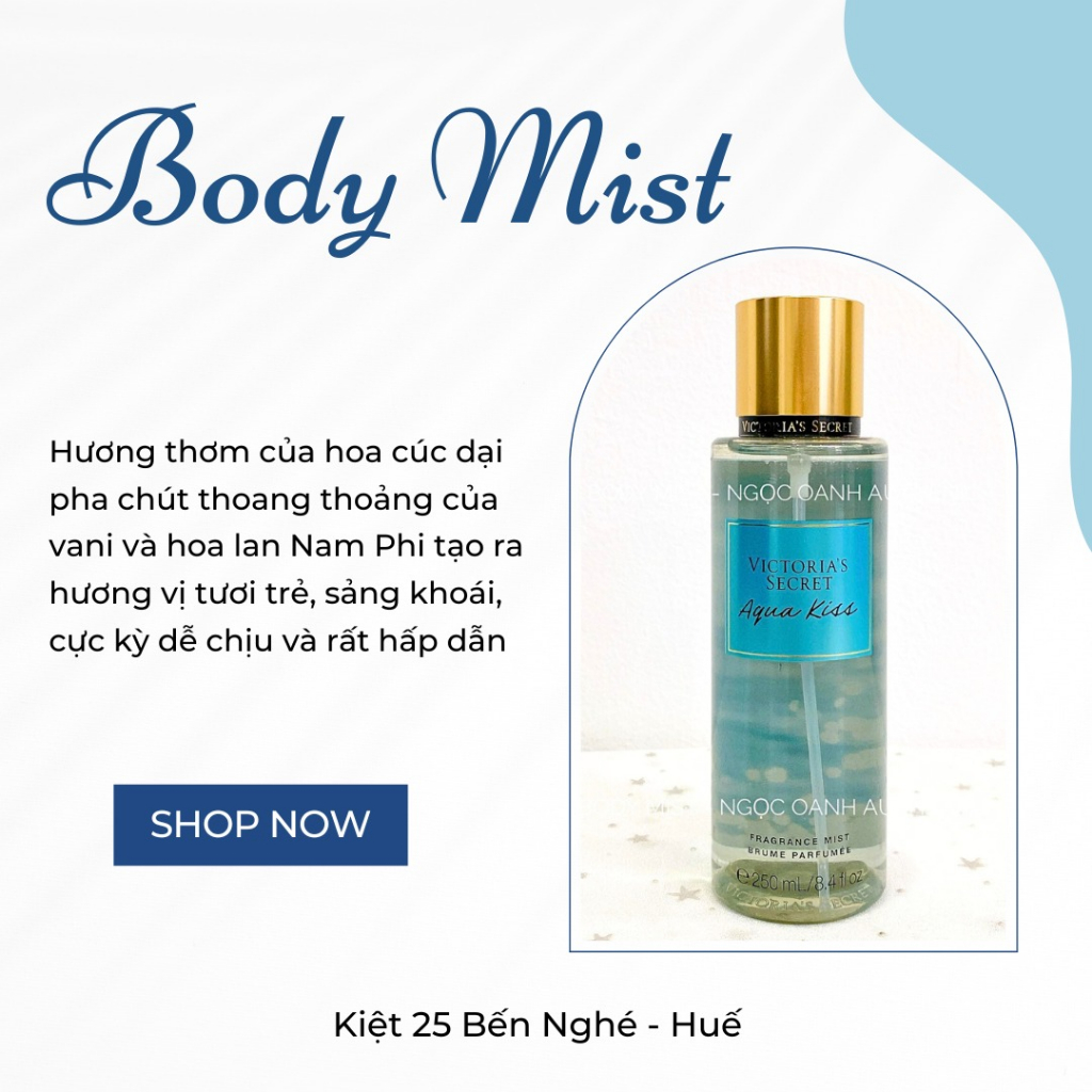 Xịt thơm body mist Victoria's Secret auth xịn