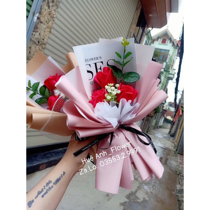 3B SÁP +TÚI THIỆP ĐỦ MÀU HOA, ĐỦ GIẤY GÓI MÀU.KHÁCH VUI LÒNG ĐẶT TỪ 2 BÓ