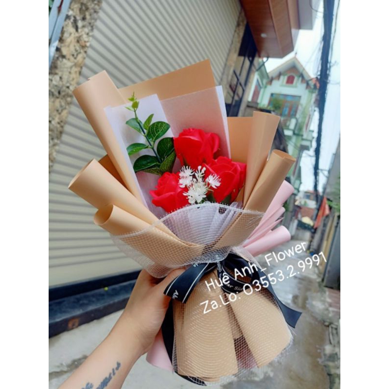 3B SÁP +TÚI THIỆP ĐỦ MÀU HOA, ĐỦ GIẤY GÓI MÀU.KHÁCH VUI LÒNG ĐẶT TỪ 2 BÓ