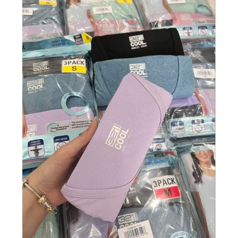 🥰🥰3 cái 1 sét -ÁO COOL 32* - Nữ - Hàng Auth mua tại Mỹ🥰🥰