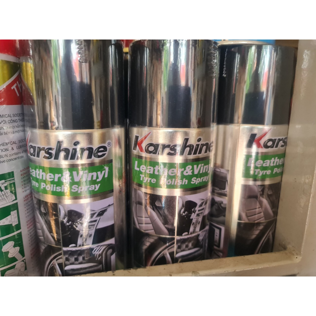 Chai xịt đánh bóng bảo dưỡng xe máy, nội thất ô tô KARSHINE 500ML -Chính Hãng
