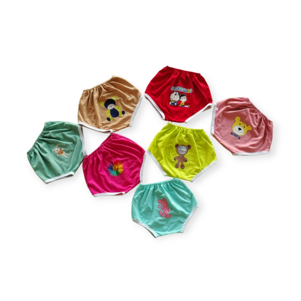 Set 10 quần chip màu cute cho bé trai, bé gái