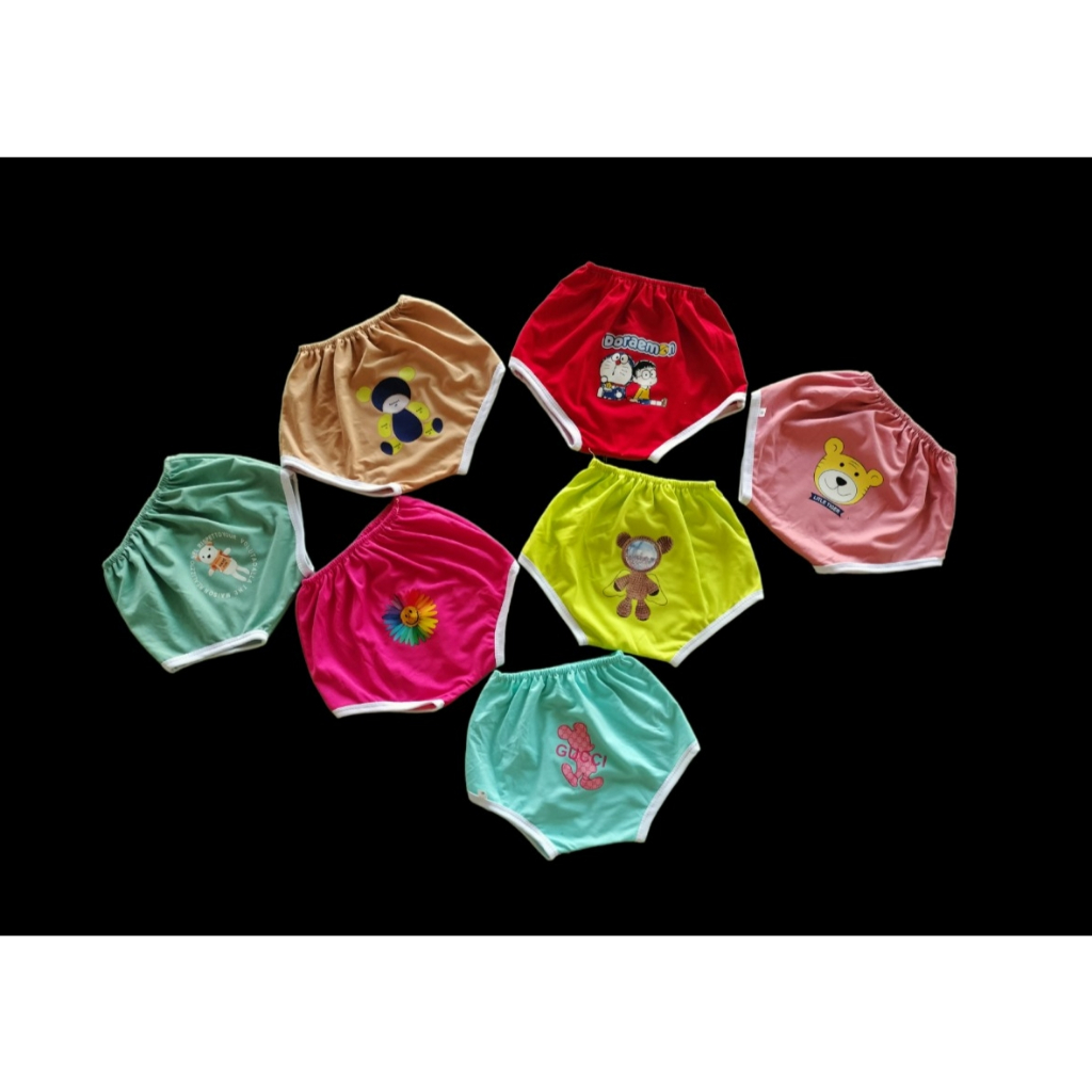 Set 10 quần chip màu cute cho bé trai, bé gái