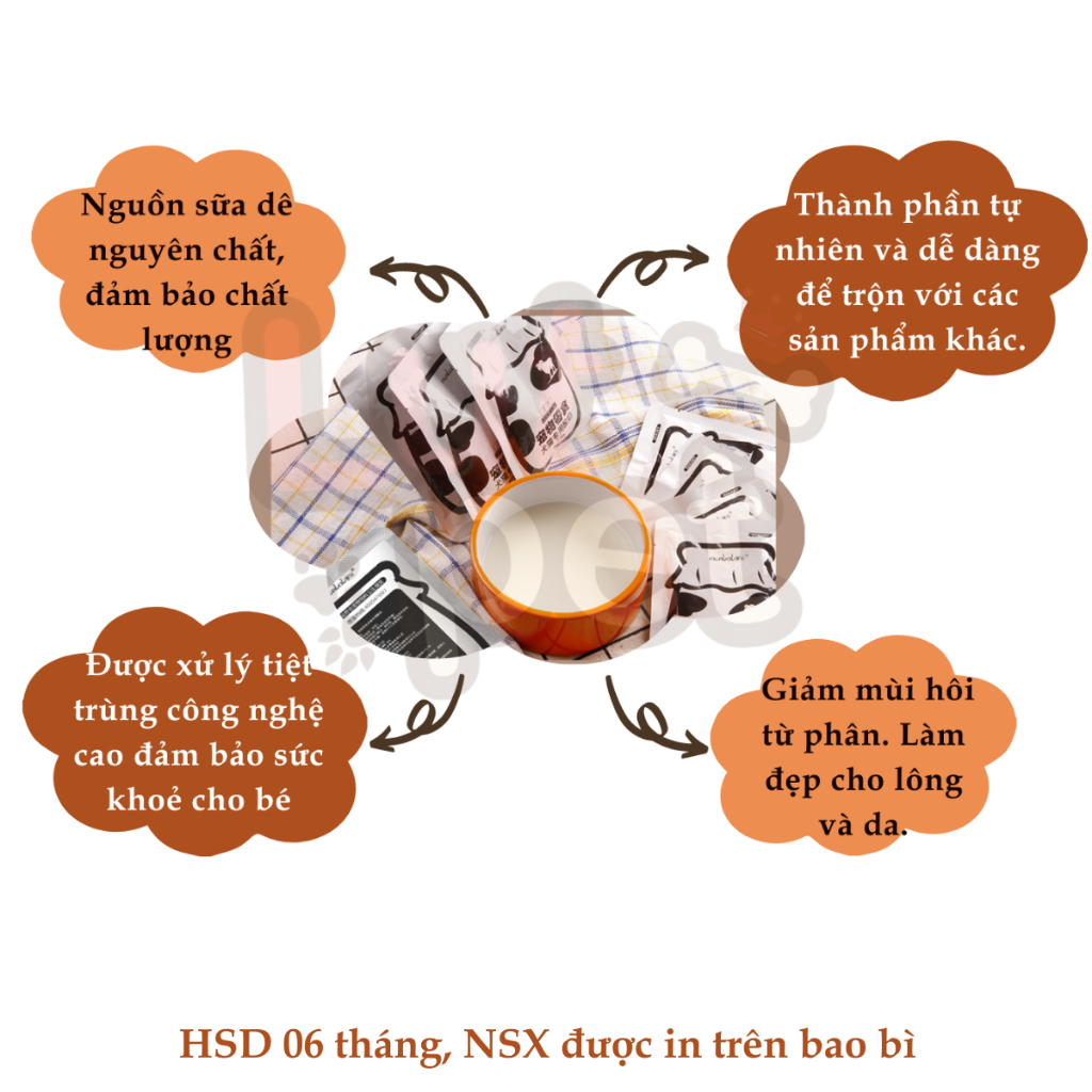 Sữa chua cho chó mèo tăng cường miễn dịch, hỗ trợ tiêu hóa, giảm mùi hôi phân cho thú cưng  - lutpet