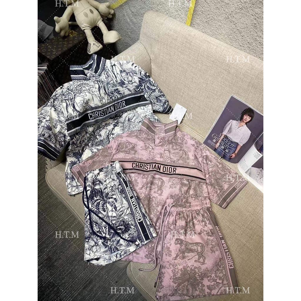 Set Di Or hoạ tiết cộc tay