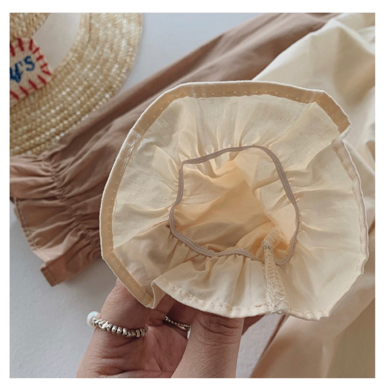 Váy thu đông, váy dài tay,váy thêu hoa cổ đứng phong cách công chúa dành cho bé gái