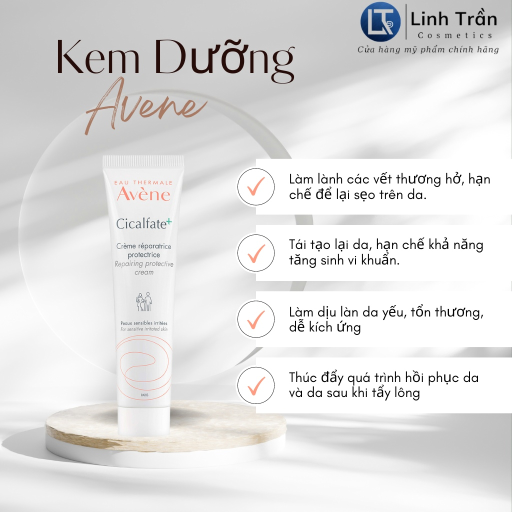 Kem Dưỡng Ẩm Avene, Tái Tạo Và Phục Hồi Da Dành Cho Da Khô Mỏng Manh Và Nhạy Cảm