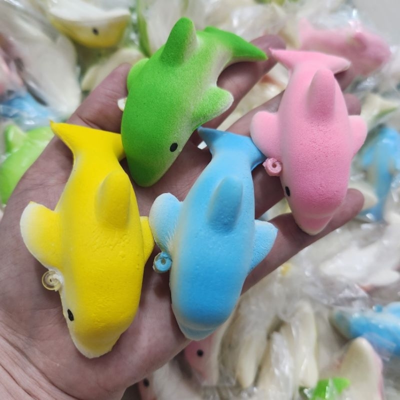 squishy cá mini mềm thơm dễ thương