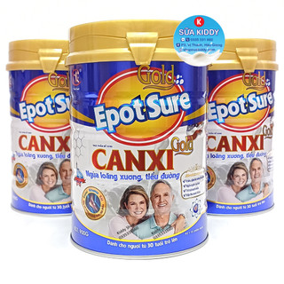 Sữa Canxi Epot Canxi 900g phòng ngừa loãng xương, tiểu đường, thoái hóa khớp (sữa Epotsure Canxi Gold)