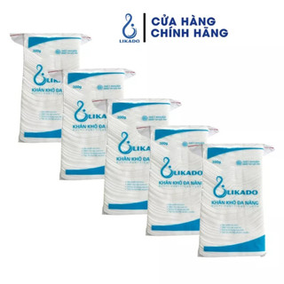 Khăn khô đa năng cho bé likado 300g gấp đôi