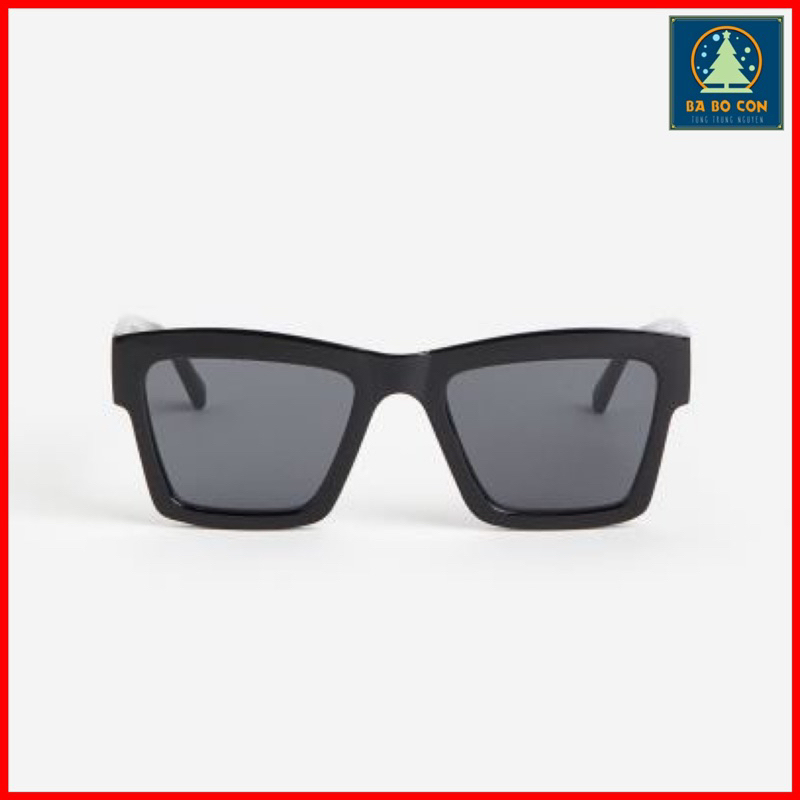 Kính HM UK gọng vuông đen tuyệt đẹp, dáng nam nữ đều đeo đẹp, có đầy đủ bill mua hàng