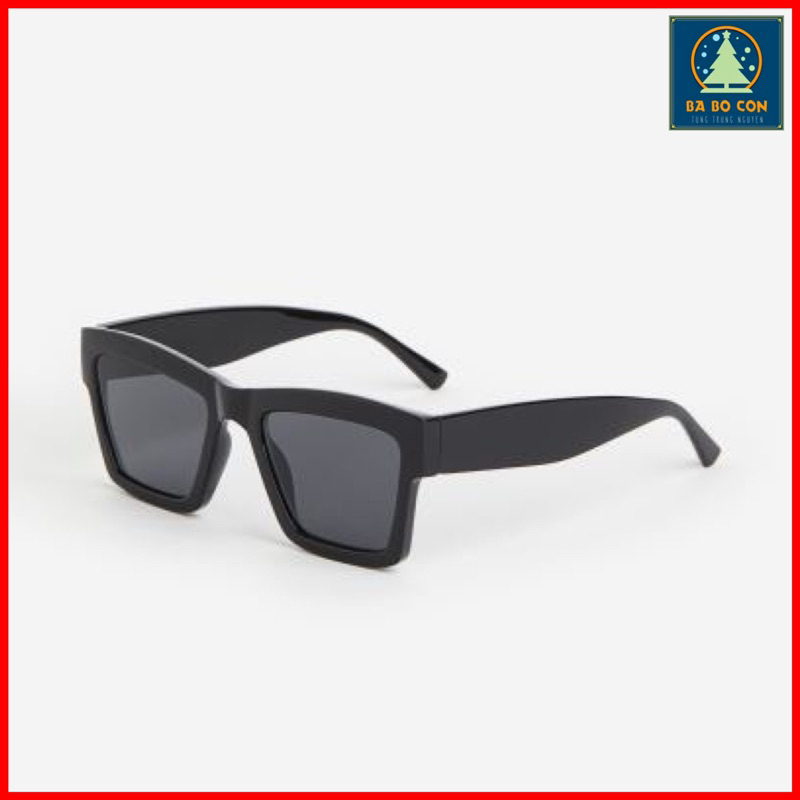 Kính HM UK gọng vuông đen tuyệt đẹp, dáng nam nữ đều đeo đẹp, có đầy đủ bill mua hàng