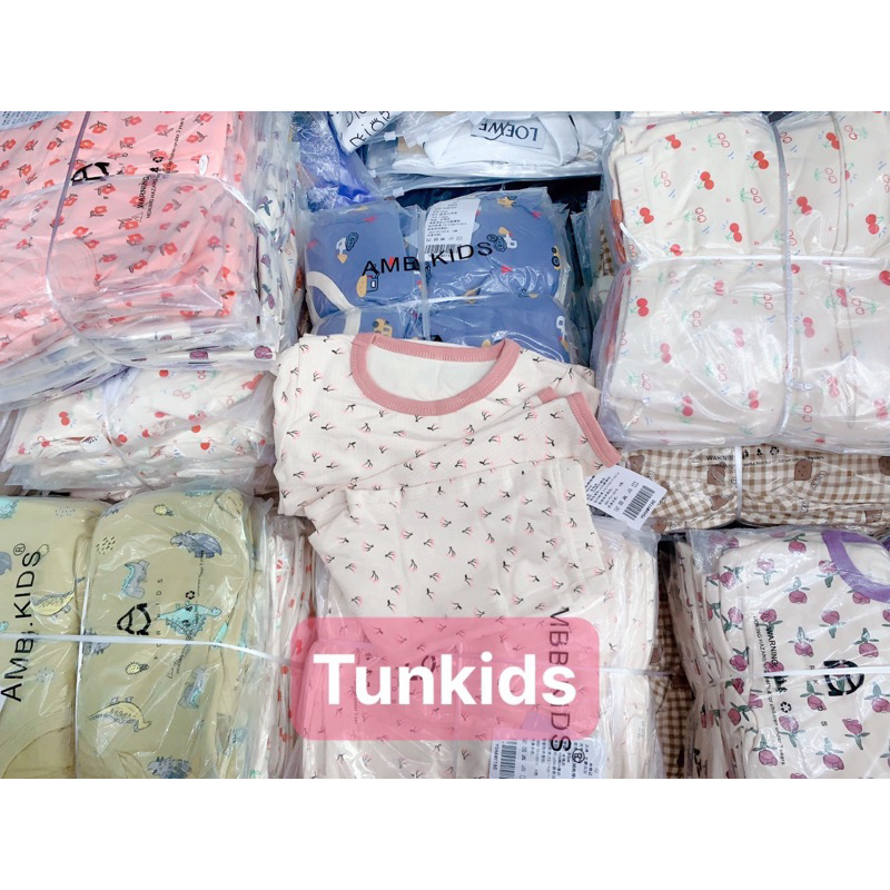 Bộ cotton xuất hàn,bộ ngủ dài tay Ambb hàng quảng châu