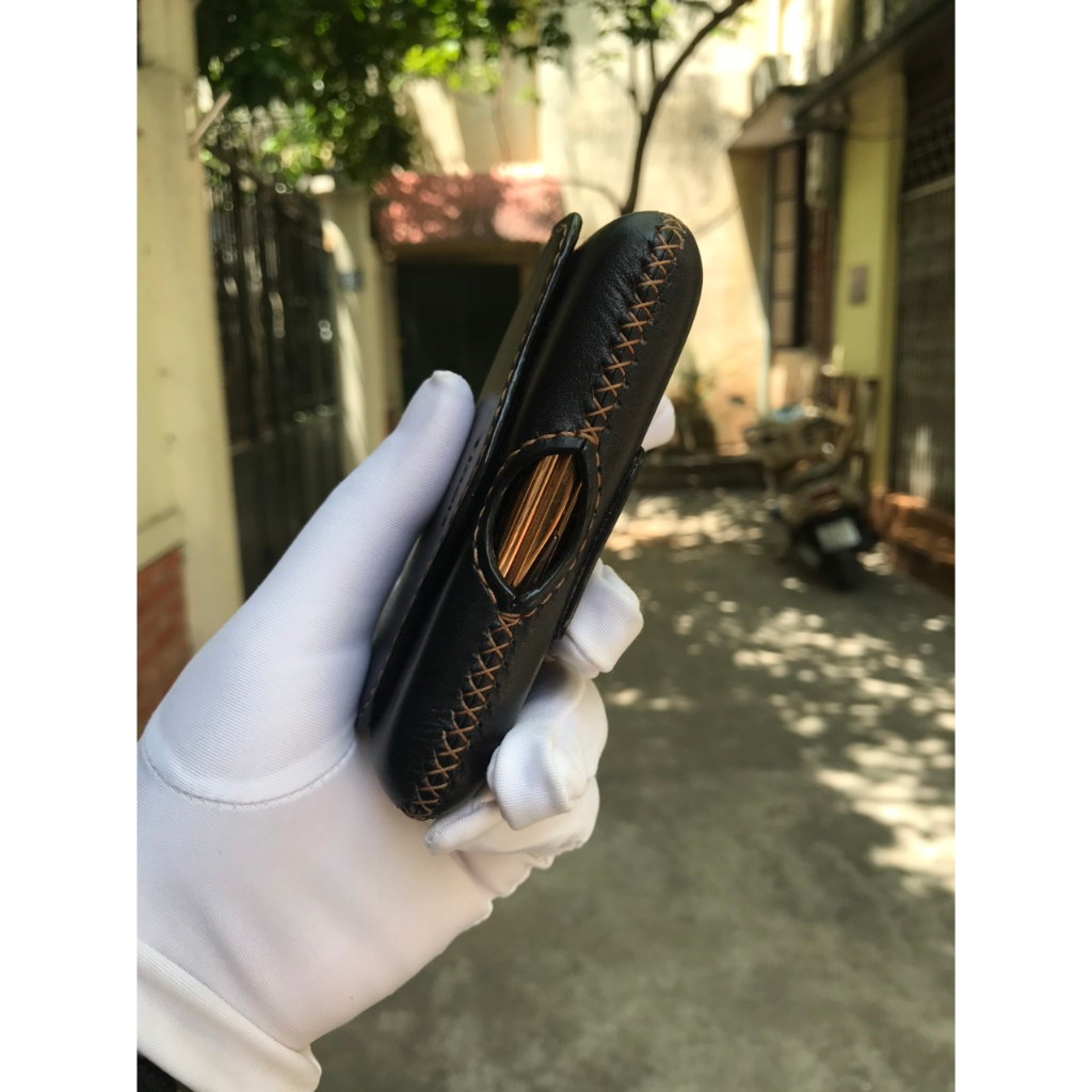 Bao da ngang, Bao da bò đeo thắt lưng cho điện thoại Nokia 8800 - Bảo hành 12 tháng