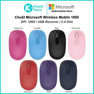 Chuột Không Dây Microsoft 1850 Receiver USB - Hàng Chính Hãng
