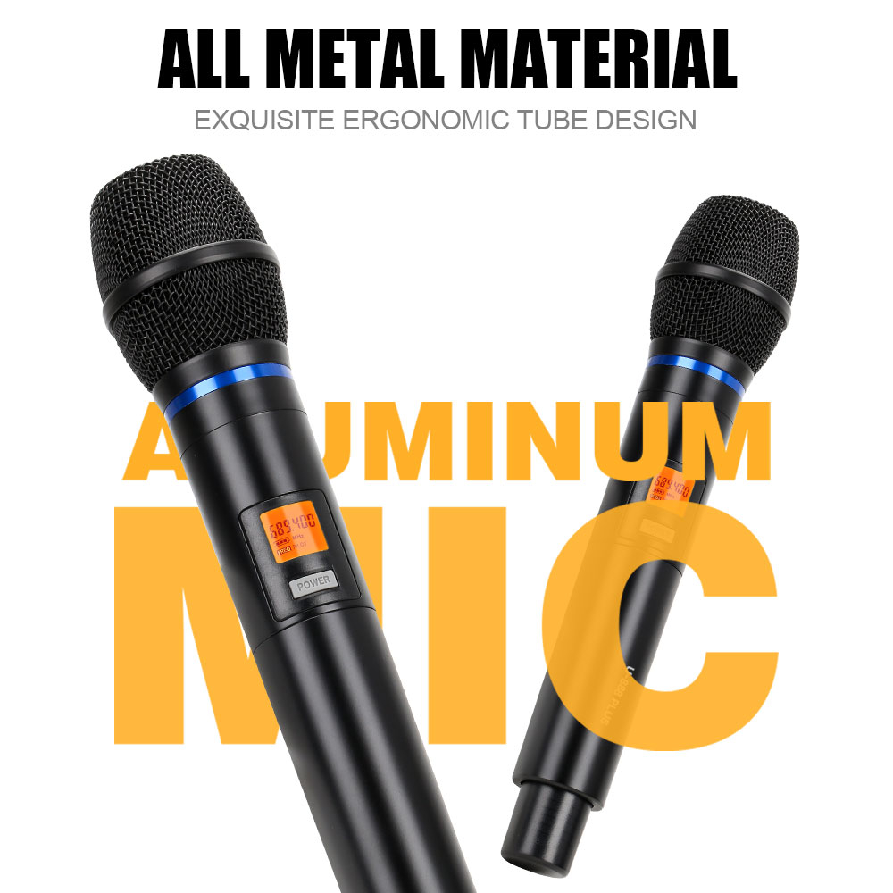 Micro Không Dây  VM500, Tính Năng Cảm Biến Tự Ngắt, Sóng UHF Siêu Cao Bắt Âm Cực Tốt, Đảm Bảo Tiết Kiệm Pin