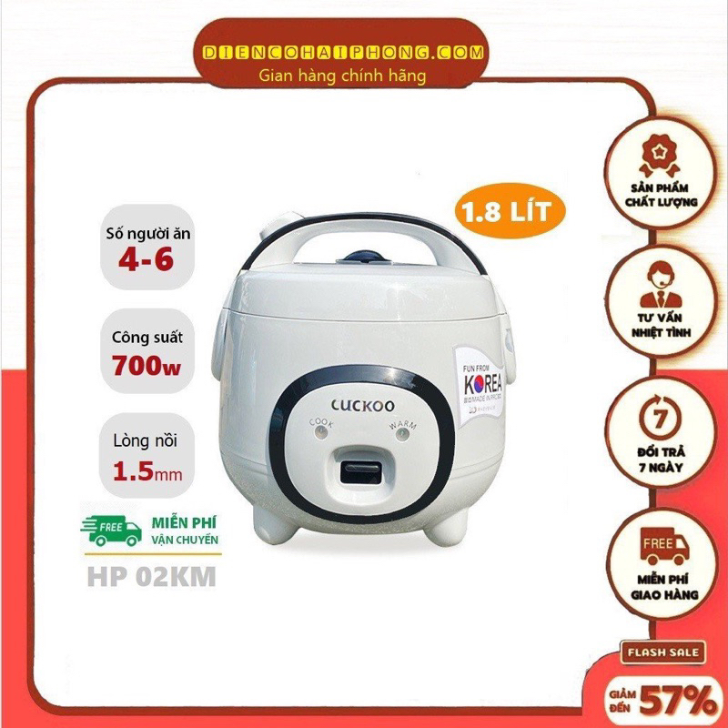 Nồi cơm điện Cuckoo 1.2L 1.8L