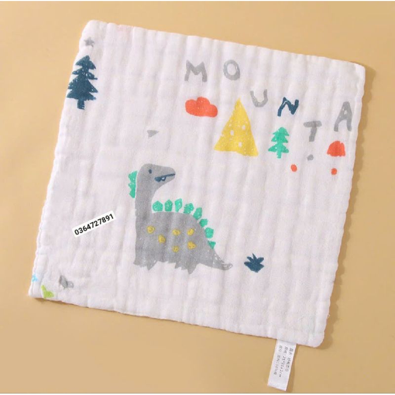 Khăn Xô Sữa 6 lớp chất liệu Muslin cao cấp cho bé sơ sinh
