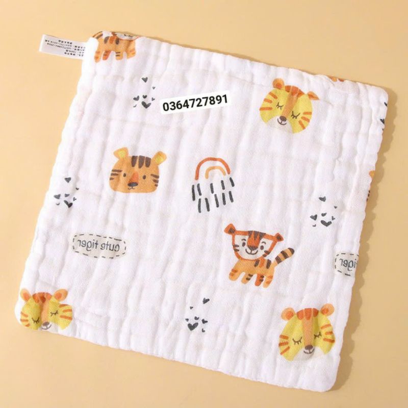Khăn Xô Sữa 6 lớp chất liệu Muslin cao cấp cho bé sơ sinh