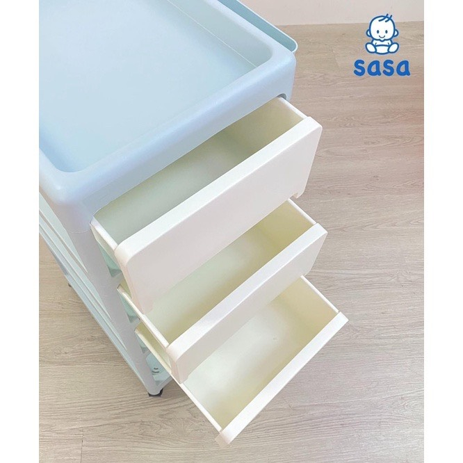 Kệ 4 tầng pastel Sasa - Nhựa cấp , hàng chính hãng 100%