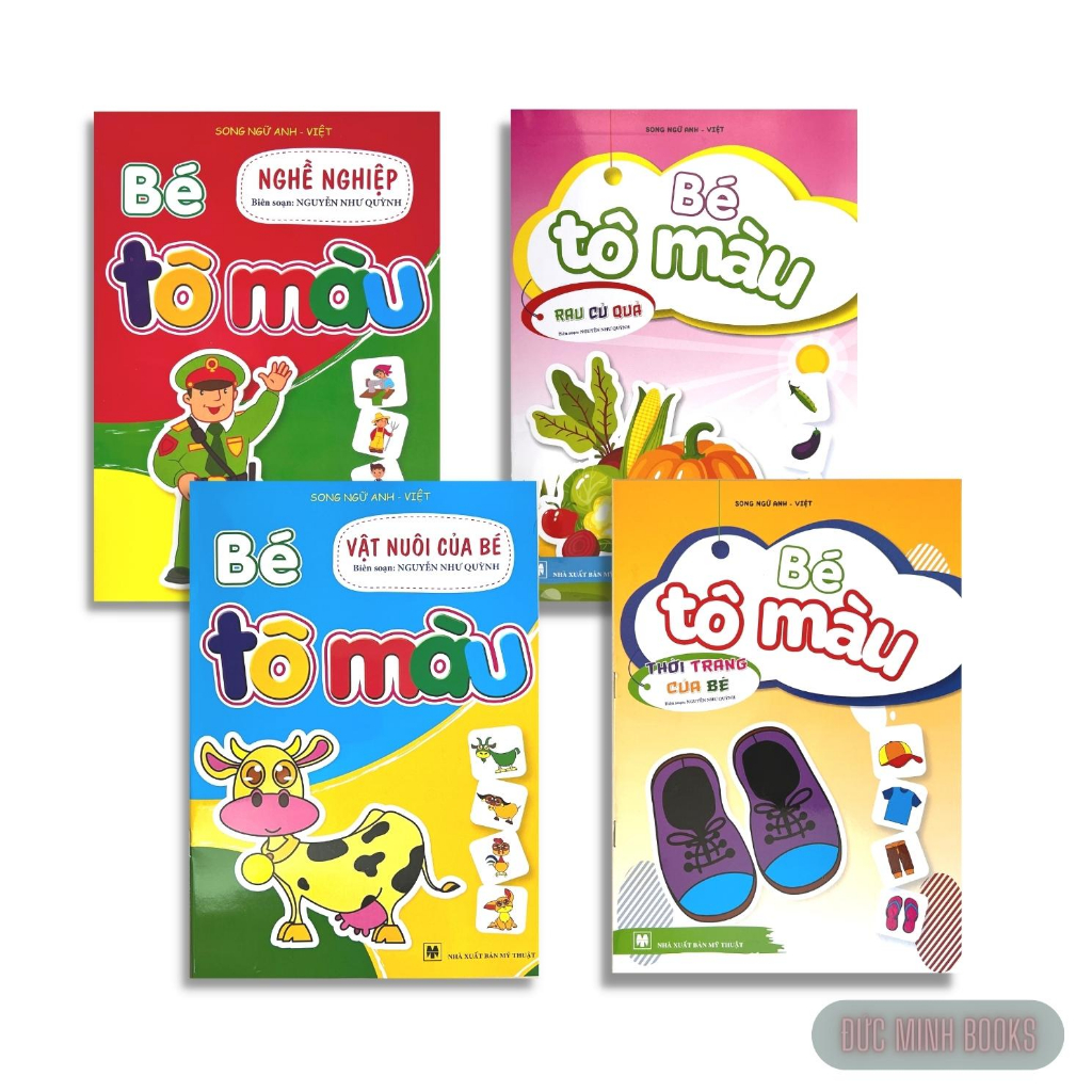 Sách - Bộ 8 Cuốn Bé Tập Tô, Tập Viết Chữ Dành Cho Trẻ Mẫu Giáo